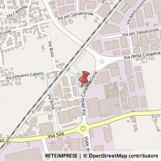 Mappa Via della Cooperazione, 7, 31033 Castelfranco Veneto, Treviso (Veneto)