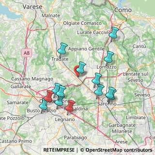 Mappa Via Emanuele Filiberto Duca D'Aosta, 22076 Mozzate CO, Italia (7.35429)
