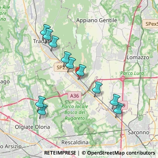 Mappa Via Emanuele Filiberto Duca D'Aosta, 22076 Mozzate CO, Italia (3.99545)