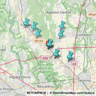 Mappa Via Emanuele Filiberto Duca D'Aosta, 22076 Mozzate CO, Italia (2.70083)