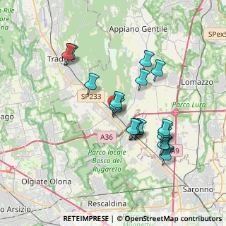 Mappa Via Emanuele Filiberto Duca D'Aosta, 22076 Mozzate CO, Italia (3.24368)