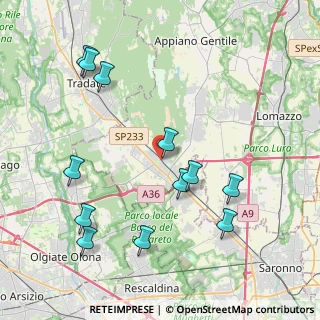 Mappa Via Emanuele Filiberto Duca D'Aosta, 22076 Mozzate CO, Italia (4.525)