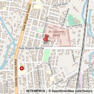 Mappa Via Tommaso Salsa, 2, 31100 Treviso, Treviso (Veneto)