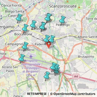 Mappa Via Borloto Belotti, 24068 Seriate BG, Italia (2.11438)