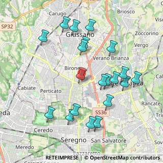 Mappa Via Lario, 20843 Verano Brianza MB, Italia (2.06)