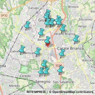 Mappa Via Brunati, 20843 Verano Brianza MB, Italia (2.01)