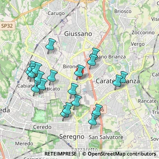 Mappa Via Brunati, 20843 Verano Brianza MB, Italia (2.02)