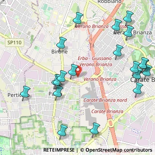 Mappa Via Lario, 20843 Verano Brianza MB, Italia (1.346)