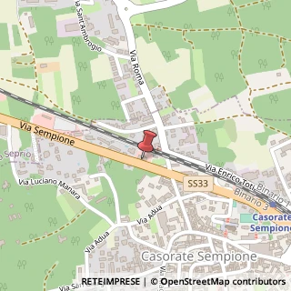 Mappa Strada Statale 33 del Sempione, 22, 21011 Castellanza, Varese (Lombardia)