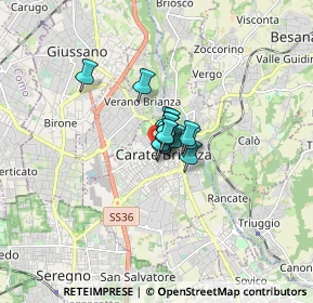 Mappa Piazza Cesare Battisti, 20841 Carate Brianza MB, Italia (0.55786)