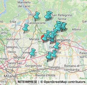 Mappa Via S. Protasio, 24030 Solza BG, Italia (10.9615)