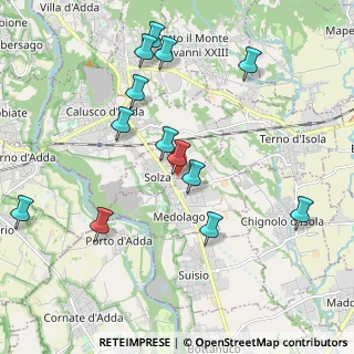 Mappa Via S. Protasio, 24030 Solza BG, Italia (2.11385)