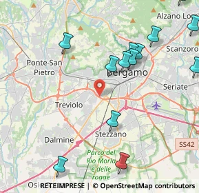 Mappa Via Campi Spini, 24048 Bergamo BG, Italia (5.00692)
