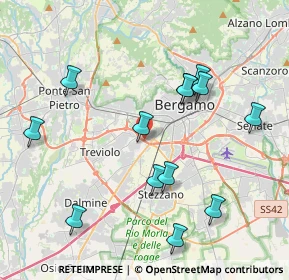 Mappa Via Campi Spini, 24048 Bergamo BG, Italia (4.15154)