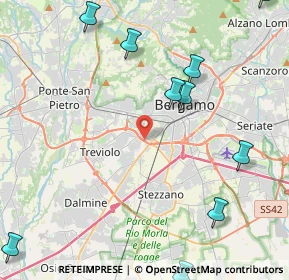 Mappa Via Campi Spini, 24048 Bergamo BG, Italia (5.95545)