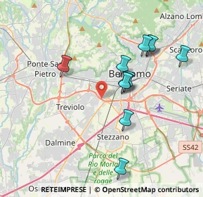 Mappa Via Campi Spini, 24048 Bergamo BG, Italia (3.61636)