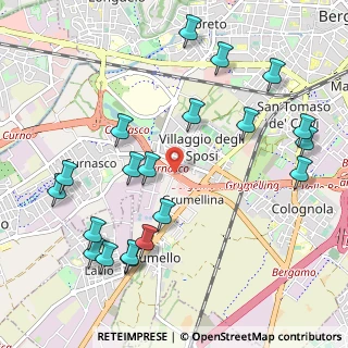 Mappa Via Campi Spini, 24048 Bergamo BG, Italia (1.214)