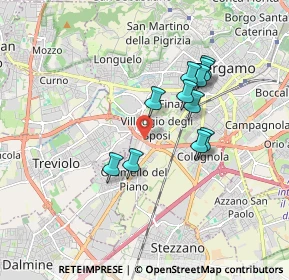 Mappa Via Campi Spini, 24048 Bergamo BG, Italia (1.47818)