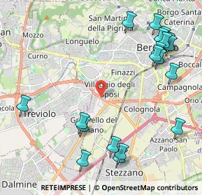 Mappa Via Campi Spini, 24048 Bergamo BG, Italia (2.669)