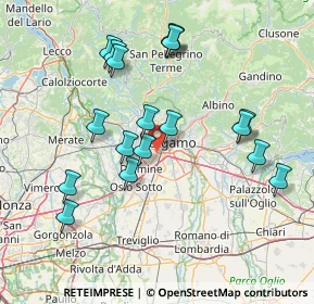 Mappa Via Campi Spini, 24048 Bergamo BG, Italia (15.14944)