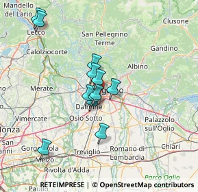 Mappa Via Campi Spini, 24048 Bergamo BG, Italia (11.28667)