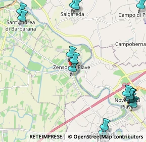 Mappa Via Badini, 31050 Zenson di Piave TV, Italia (2.9625)
