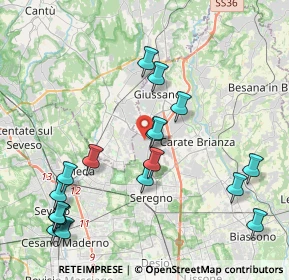 Mappa Via S. Gottardo, 20833 Giussano MB, Italia (4.67556)