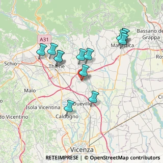 Mappa Villaggio, 36030 Montecchio Precalcino VI, Italia (7.34154)