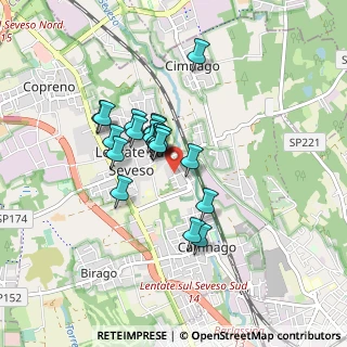 Mappa Via Torquato Tasso, 20823 Lentate sul Seveso MB, Italia (0.6375)