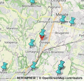 Mappa Tessitura, 23875 Osnago LC, Italia (2.87455)