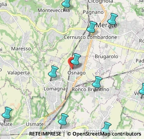 Mappa Tessitura, 23875 Osnago LC, Italia (2.95667)