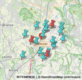 Mappa Tessitura, 23875 Osnago LC, Italia (2.79421)