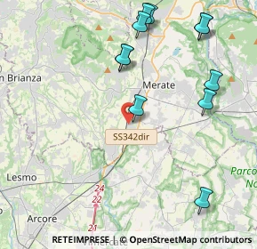 Mappa Tessitura, 23875 Osnago LC, Italia (4.77182)