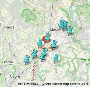 Mappa Tessitura, 23875 Osnago LC, Italia (2.94615)