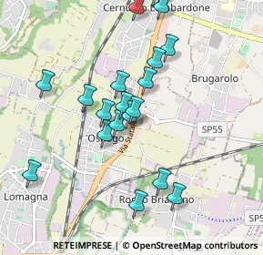 Mappa Via Giuseppe Mazzini, 23875 Osnago LC, Italia (0.9465)