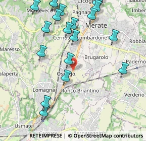 Mappa SP342dir, 23875 Osnago LC, Italia (2.4935)