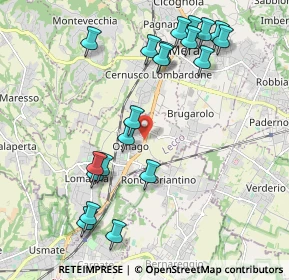 Mappa SP342dir, 23875 Osnago LC, Italia (2.206)