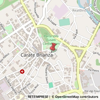 Mappa Piazza della Madonnina, 1, 20841 Carate Brianza, Monza e Brianza (Lombardia)