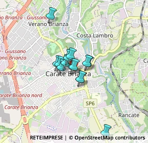 Mappa P.za della Madonnina, 20841 Carate Brianza MB, Italia (0.51)