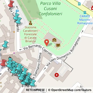 Mappa Via Bernardo Caprotti, 20841 Carate Brianza MB, Italia (0.1)