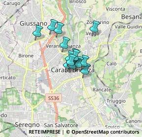 Mappa Via dei Bersaglieri, 20841 Carate Brianza MB, Italia (0.91)