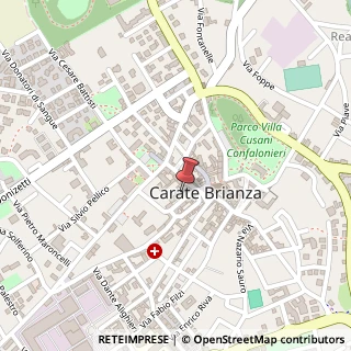 Mappa Via Sant'Ambrogio, 12, 20841 Carate Brianza, Monza e Brianza (Lombardia)