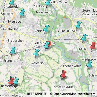 Mappa Via Fornace, 23877 Paderno D'adda LC, Italia (3.27438)