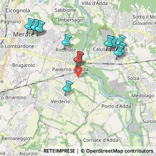 Mappa Via Fornace, 23877 Paderno D'adda LC, Italia (2.35143)