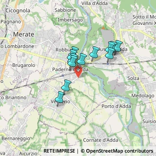 Mappa Via Fornace, 23877 Paderno D'adda LC, Italia (1.33667)