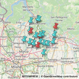 Mappa Via Fornace, 23877 Paderno D'adda LC, Italia (10.033)