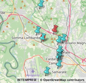 Mappa Via D. Chiesa, 21011 Casorate Sempione VA, Italia (3.69833)