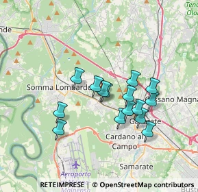 Mappa Via D. Chiesa, 21011 Casorate Sempione VA, Italia (2.896)