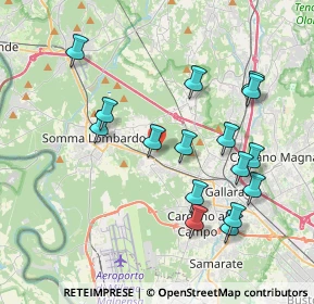Mappa Via D. Chiesa, 21011 Casorate Sempione VA, Italia (3.94438)