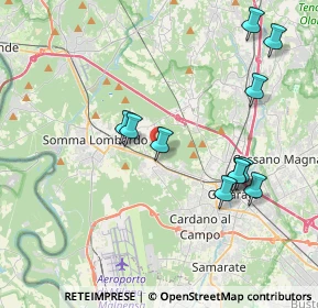 Mappa Via D. Chiesa, 21011 Casorate Sempione VA, Italia (4.01727)